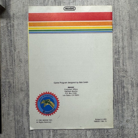 Dragonfire (Atari 2600) Complete In Box CIB - Picture 9 of 16